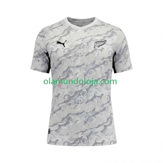 Camisola Nova Zelândia Homem Equipamento Primeiro 2026 Manga Curta